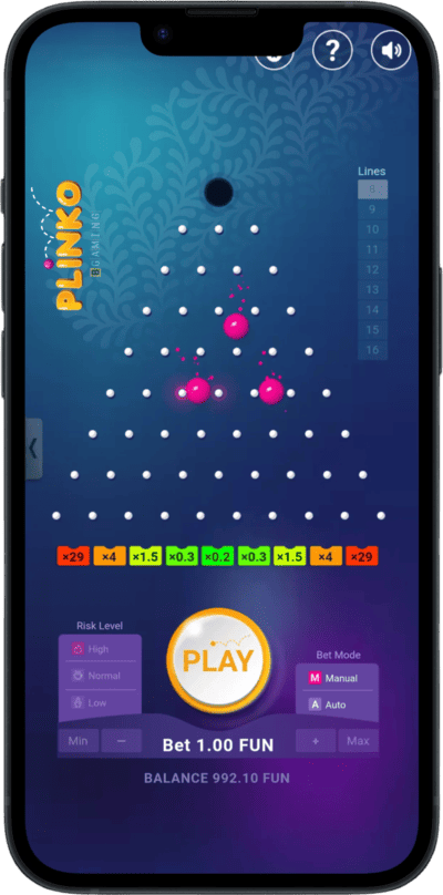 Jugar Plinko en Stake casino