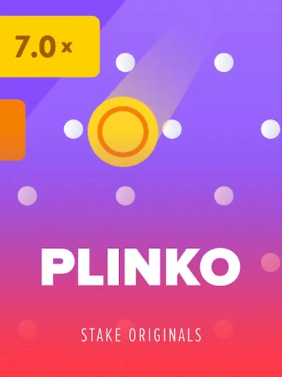 Plinko en Stake casino
