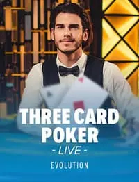Three card poker live Evolution